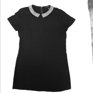 Black with bedazzled collar Dress